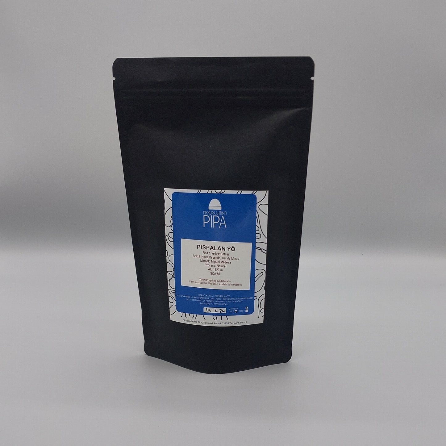 PIKKUPAAHTIMO PIPA - Pispalan yö - 200g(Tampere)