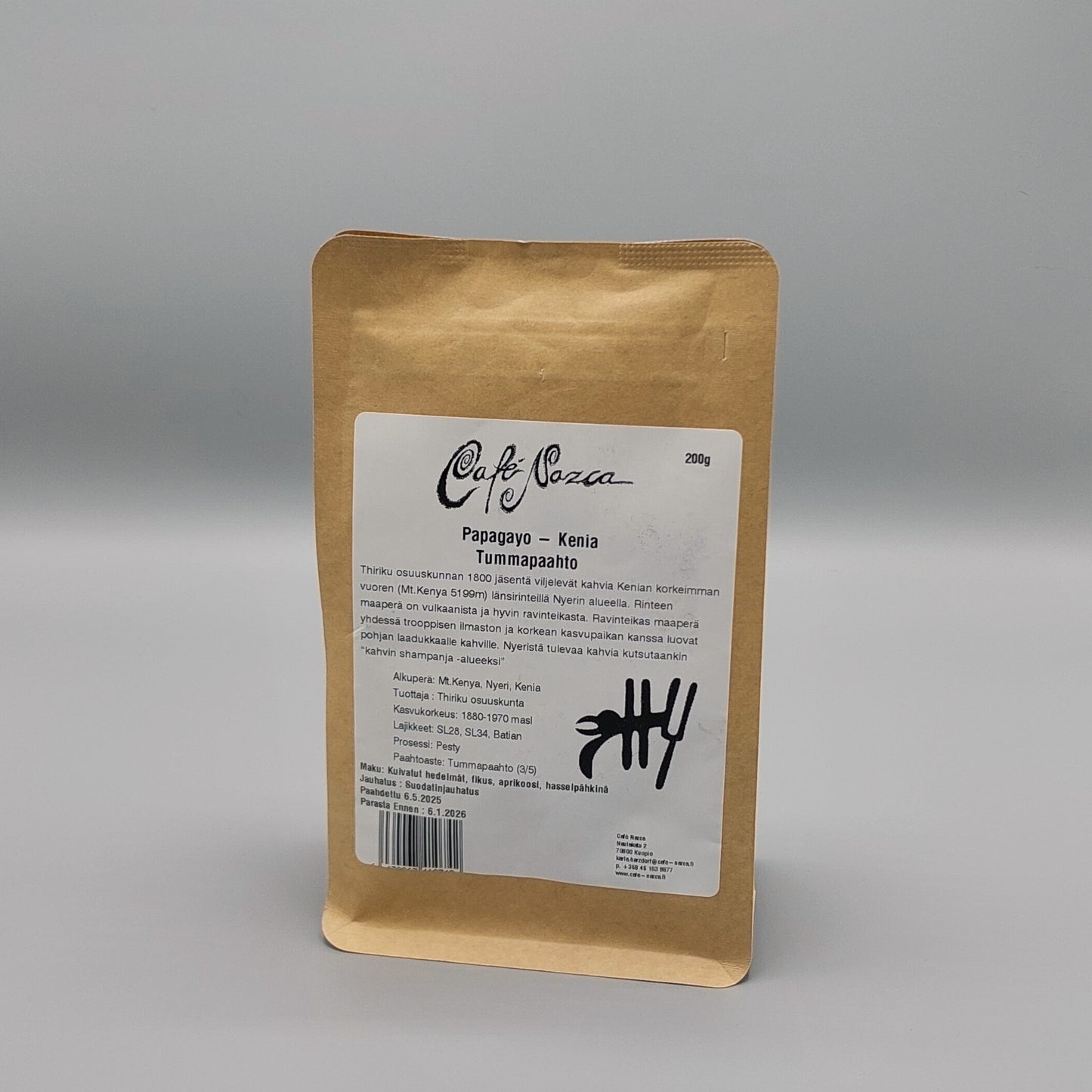 CAFE NAZCA - Papagayo - 200g (Kuopio)