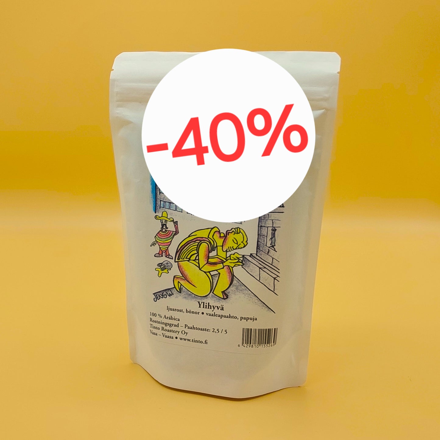 ALE! Vaasa - Tinto roastery - Ylihyvä vaalea - 250g