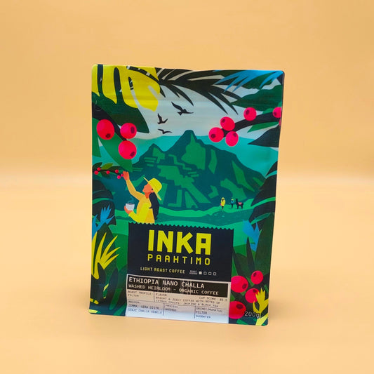INKA PAAHTIMO - Luomu Etiopia Nano Challa - 200g (Helsinki)